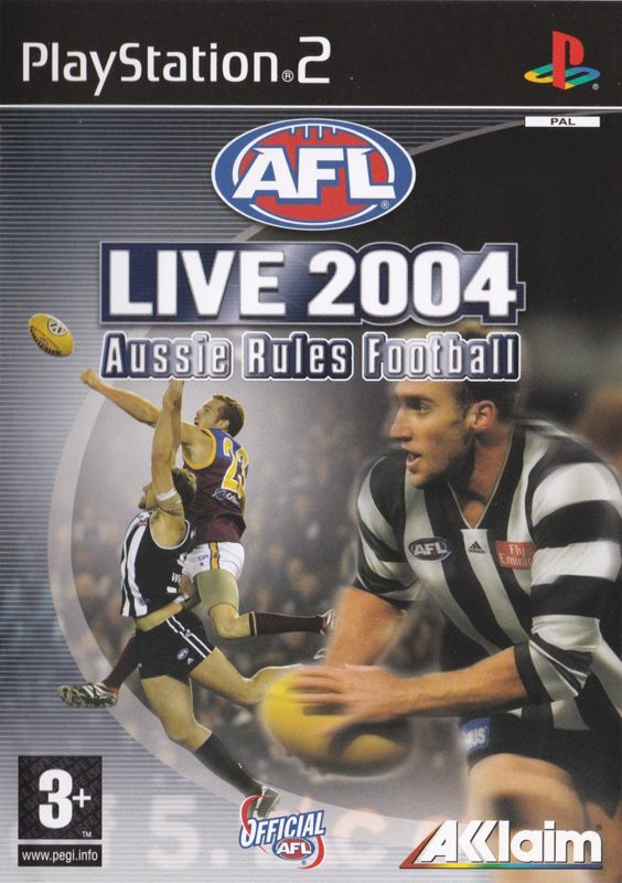AFL Live 2004 box art for Xbox